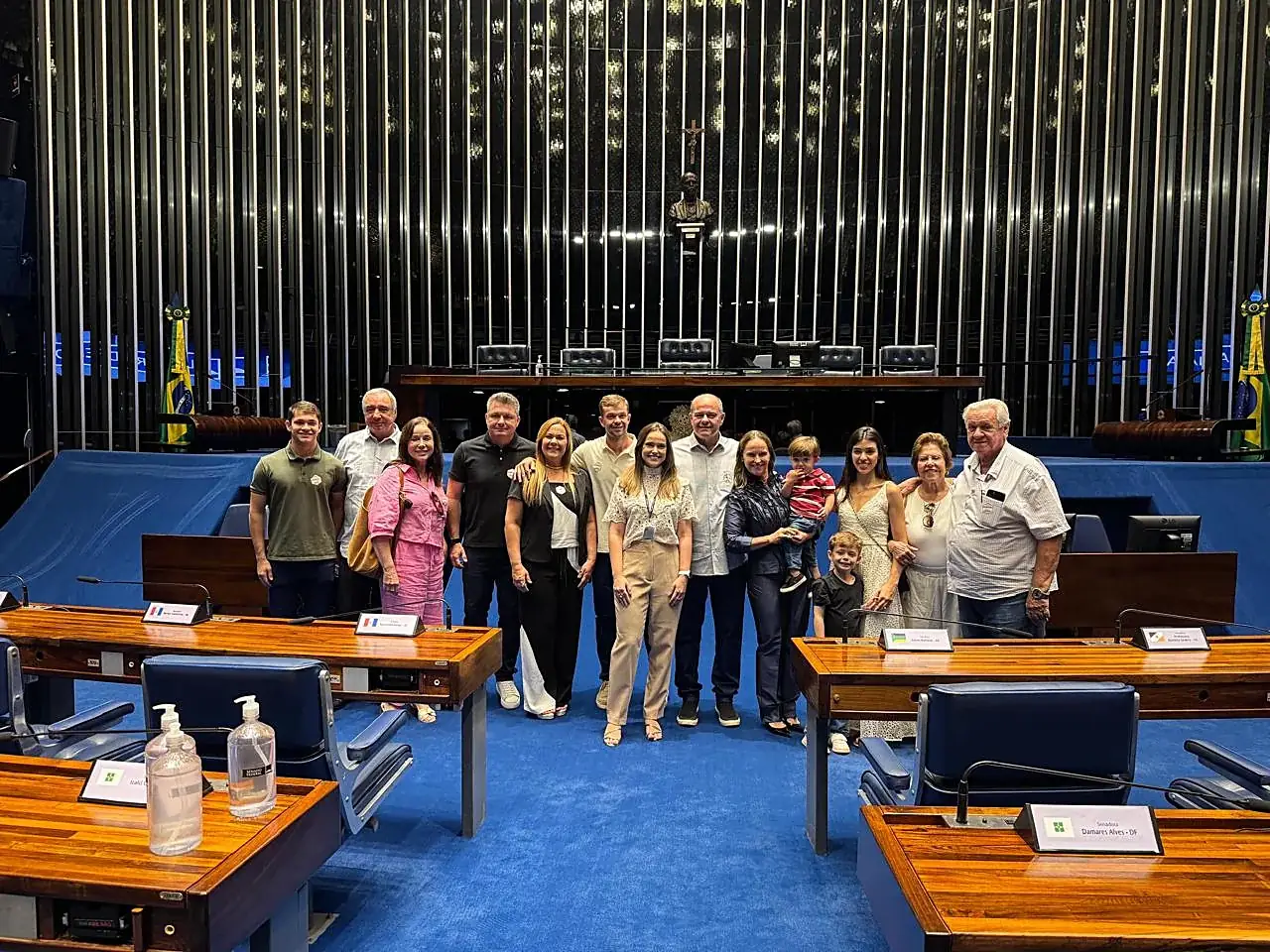 André Merlo com equipe